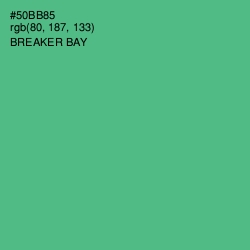#50BB85 - Breaker Bay Color Image