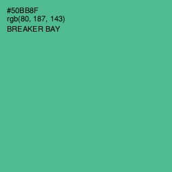 #50BB8F - Breaker Bay Color Image