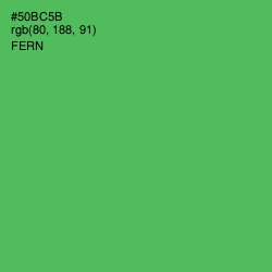 #50BC5B - Fern Color Image