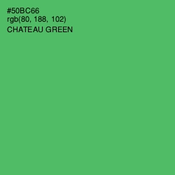 #50BC66 - Chateau Green Color Image