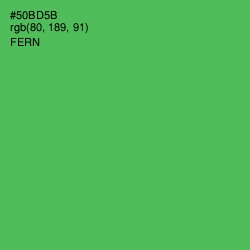 #50BD5B - Fern Color Image