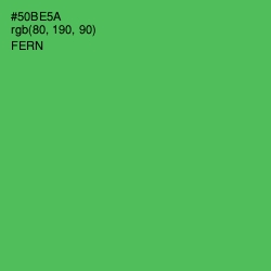 #50BE5A - Fern Color Image