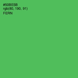 #50BE5B - Fern Color Image