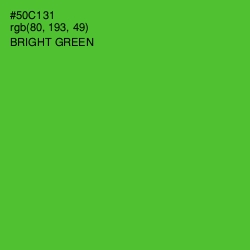 #50C131 - Bright Green Color Image