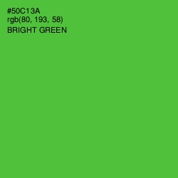 #50C13A - Bright Green Color Image