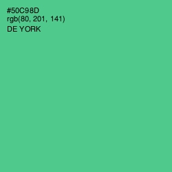 #50C98D - De York Color Image
