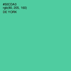 #50CDA0 - De York Color Image