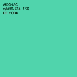 #50D4AC - De York Color Image