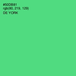 #50DB81 - De York Color Image