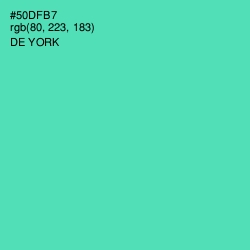 #50DFB7 - De York Color Image