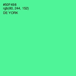#50F498 - De York Color Image