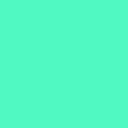 #50F9C1 - Aquamarine Color Image