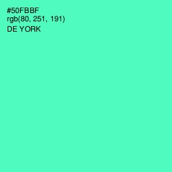 #50FBBF - De York Color Image