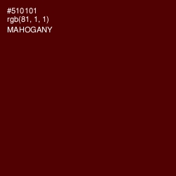 #510101 - Mahogany Color Image