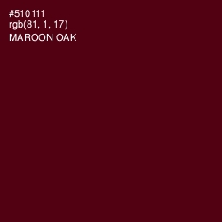 #510111 - Maroon Oak Color Image