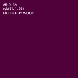 #51013A - Mulberry Wood Color Image