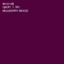 #51013B - Mulberry Wood Color Image