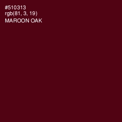 #510313 - Maroon Oak Color Image