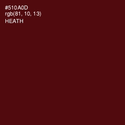 #510A0D - Heath Color Image