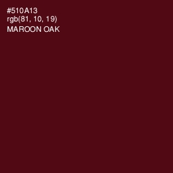 #510A13 - Maroon Oak Color Image