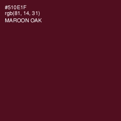 #510E1F - Maroon Oak Color Image