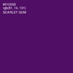 #510E65 - Scarlet Gum Color Image