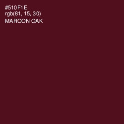 #510F1E - Maroon Oak Color Image