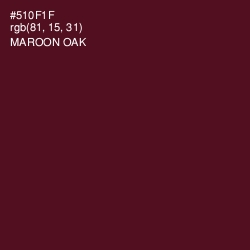 #510F1F - Maroon Oak Color Image