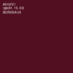 #510F21 - Bordeaux Color Image