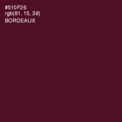 #510F26 - Bordeaux Color Image