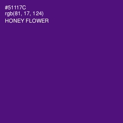 #51117C - Honey Flower Color Image