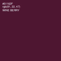 #51162F - Wine Berry Color Image