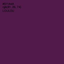 #511A4A - Loulou Color Image