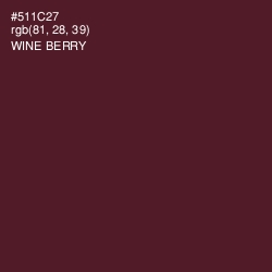 #511C27 - Wine Berry Color Image