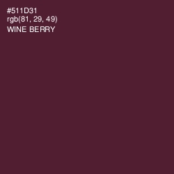 #511D31 - Wine Berry Color Image