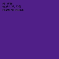 #511F88 - Pigment Indigo Color Image