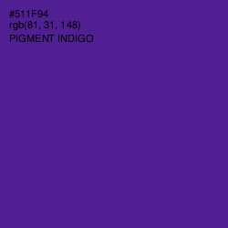 #511F94 - Pigment Indigo Color Image