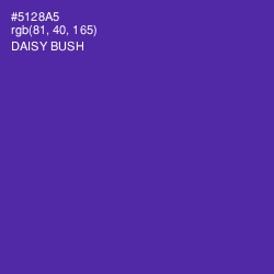 #5128A5 - Daisy Bush Color Image