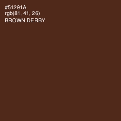 #51291A - Brown Derby Color Image