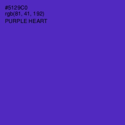 #5129C0 - Purple Heart Color Image