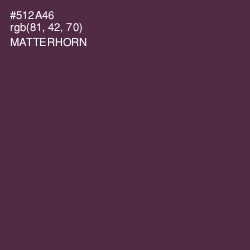 #512A46 - Matterhorn Color Image