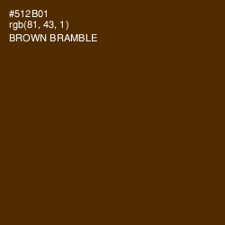 #512B01 - Brown Bramble Color Image