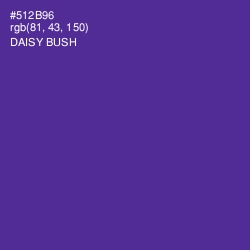 #512B96 - Daisy Bush Color Image