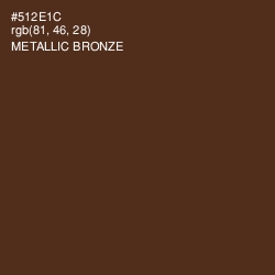 #512E1C - Metallic Bronze Color Image