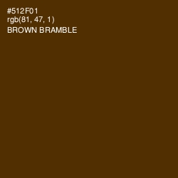 #512F01 - Brown Bramble Color Image