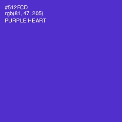 #512FCD - Purple Heart Color Image