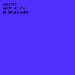 #512FFC - Purple Heart Color Image