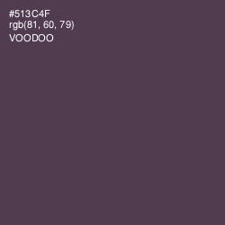 #513C4F - Voodoo Color Image