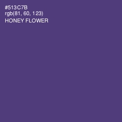 #513C7B - Honey Flower Color Image
