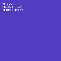 #513DC1 - Purple Heart Color Image
